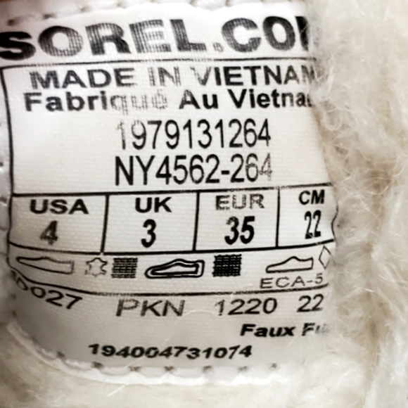 Sorel - Girls Nakiska Slide Il Slippers Size 4 - Picture 6 of 7